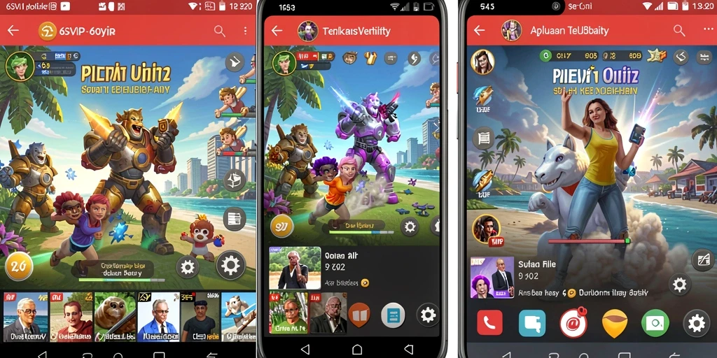 Screenshot utama menunjukkan fitur manajemen tugas di 6SVIP.