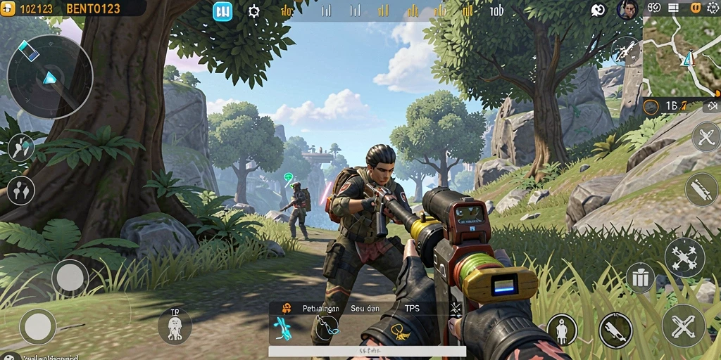 Tampilan gameplay BENTO123 yang penuh aksi dan seru.