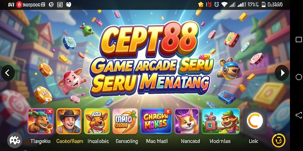 Screenshot gameplay Arcade CEPAT88 yang penuh aksi dan tantangan.