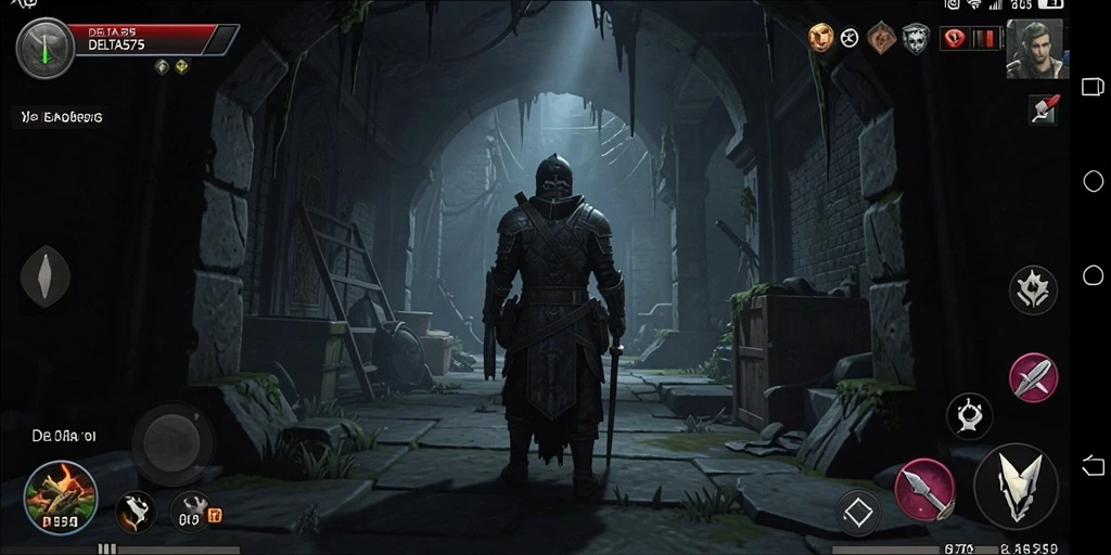 Gameplay DELTA575 yang menegangkan dan penuh ketegangan.