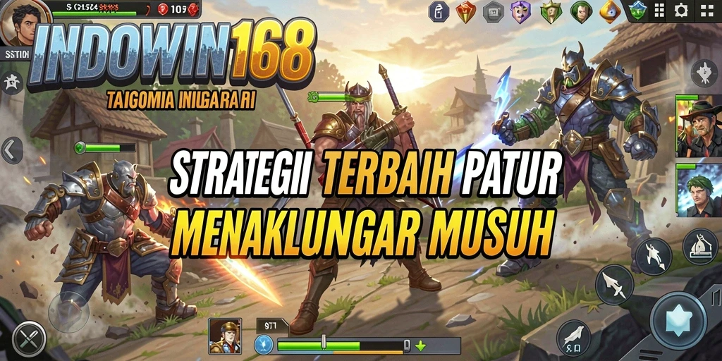 Screenshot gameplay INDOWIN168 menampilkan strategi yang menegangkan.