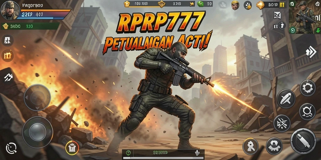 Tampilan aksi mendebarkan dalam gameplay RPRP777 yang penuh tantangan.