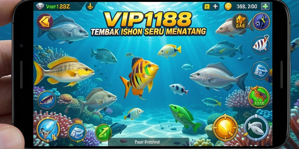 Gameplay seru dalam menembak ikan di VIP188.